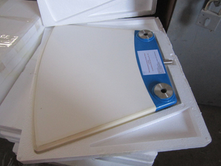 Placa cerámica para filtro cerámico de vacío.