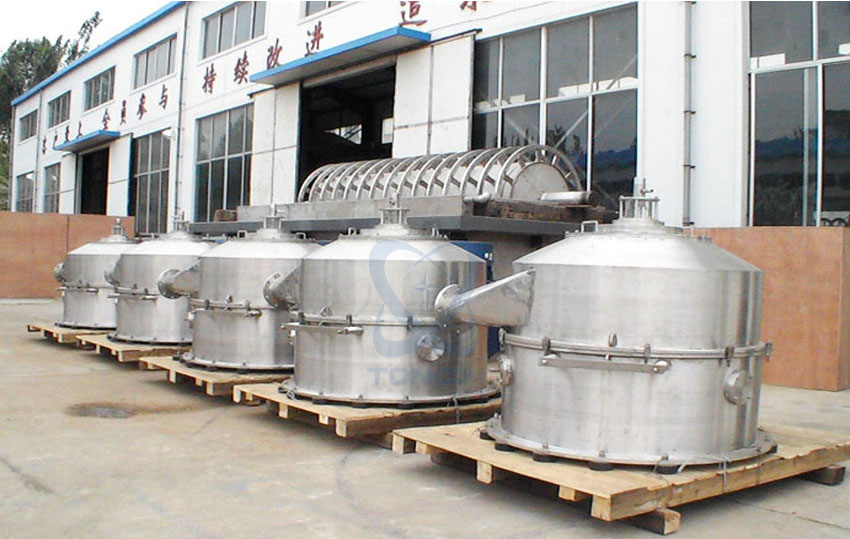 Materiales de tratamiento de bajo consumo de estructura vertical Centrífuga continua automática China Toncin