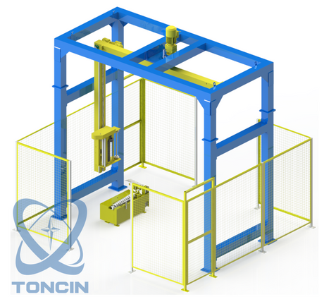 Maquinaria automática para envolver estirables 