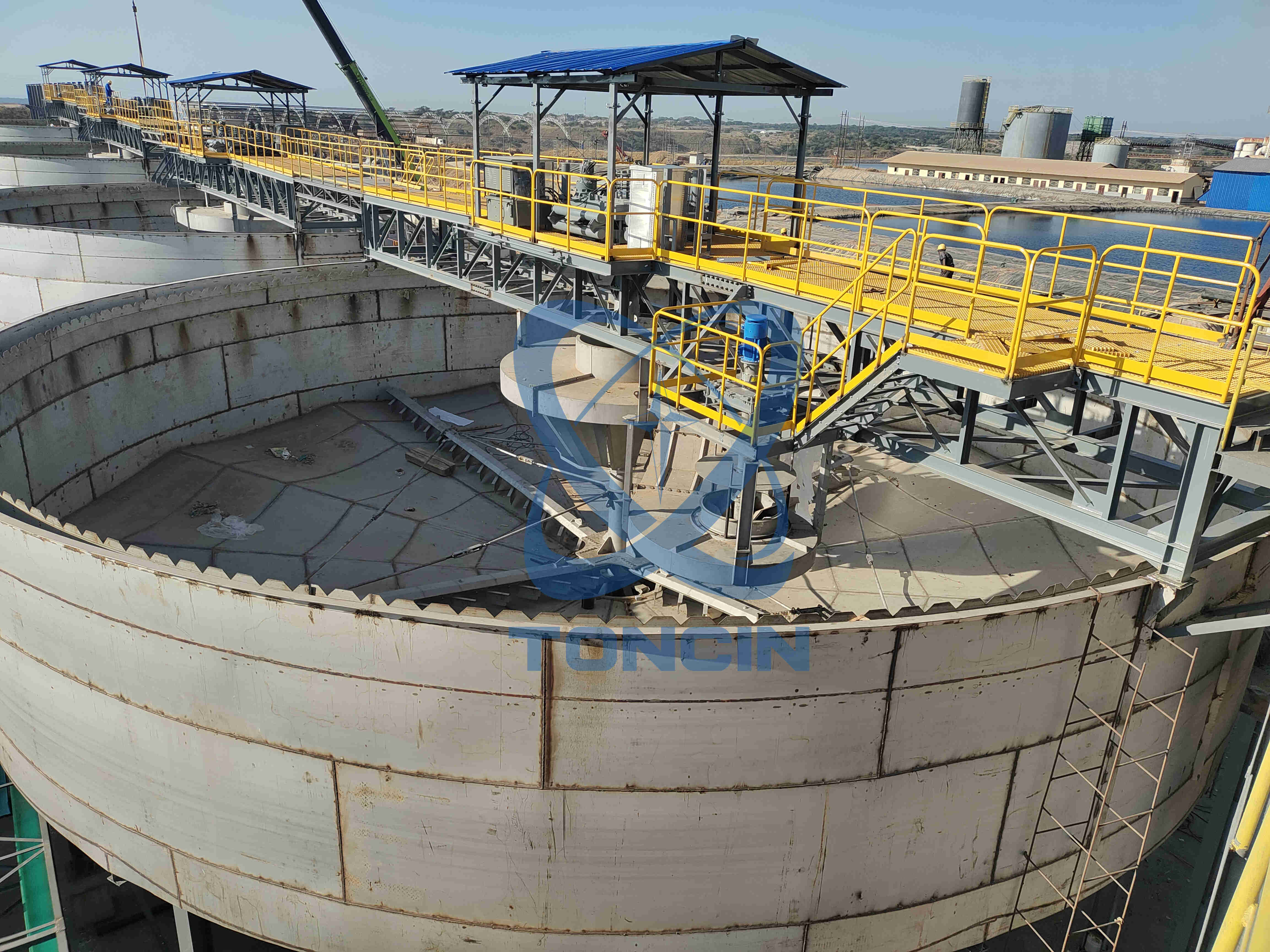 espesante en mina de cobre