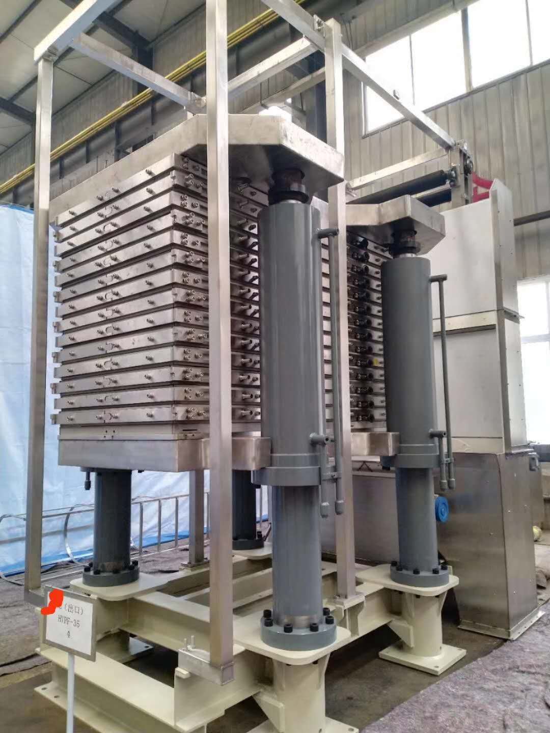 Filtro prensa automático vertical y filtro prensa de marco