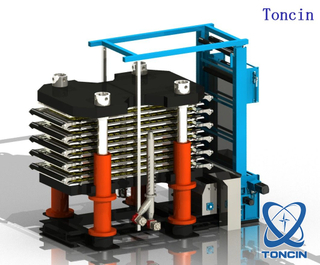 Filtro de prensa de la torre de Toncin China para procesamiento de oro Press de filtro vertical