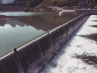 Proyecto de conservación de agua Presa de agua de río de goma inflable de aire