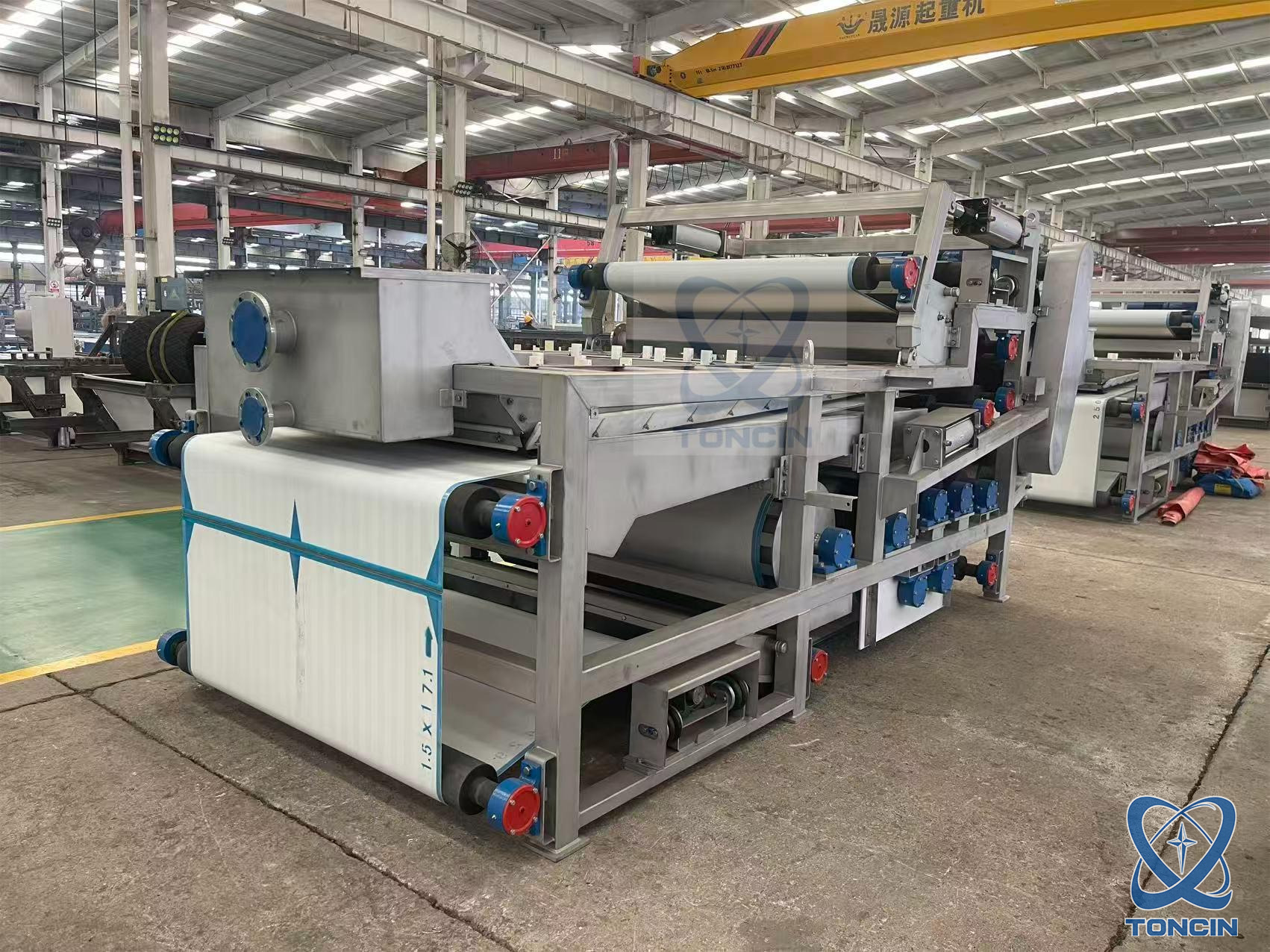 Principio de funcionamiento avanzado del filtro prensa con correa de deshidratación